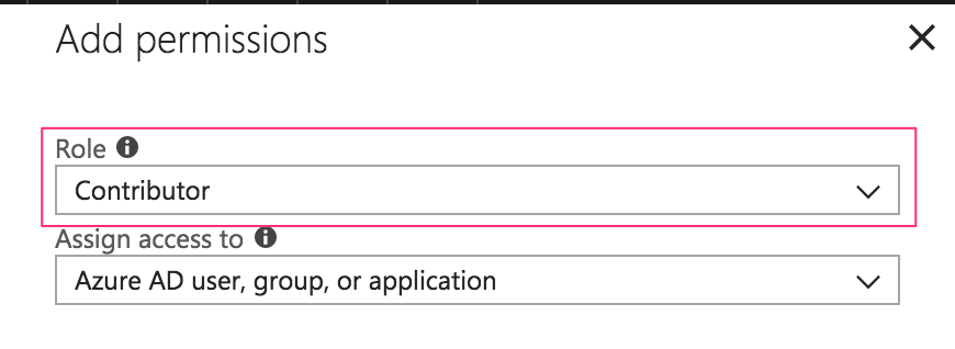 Select a role