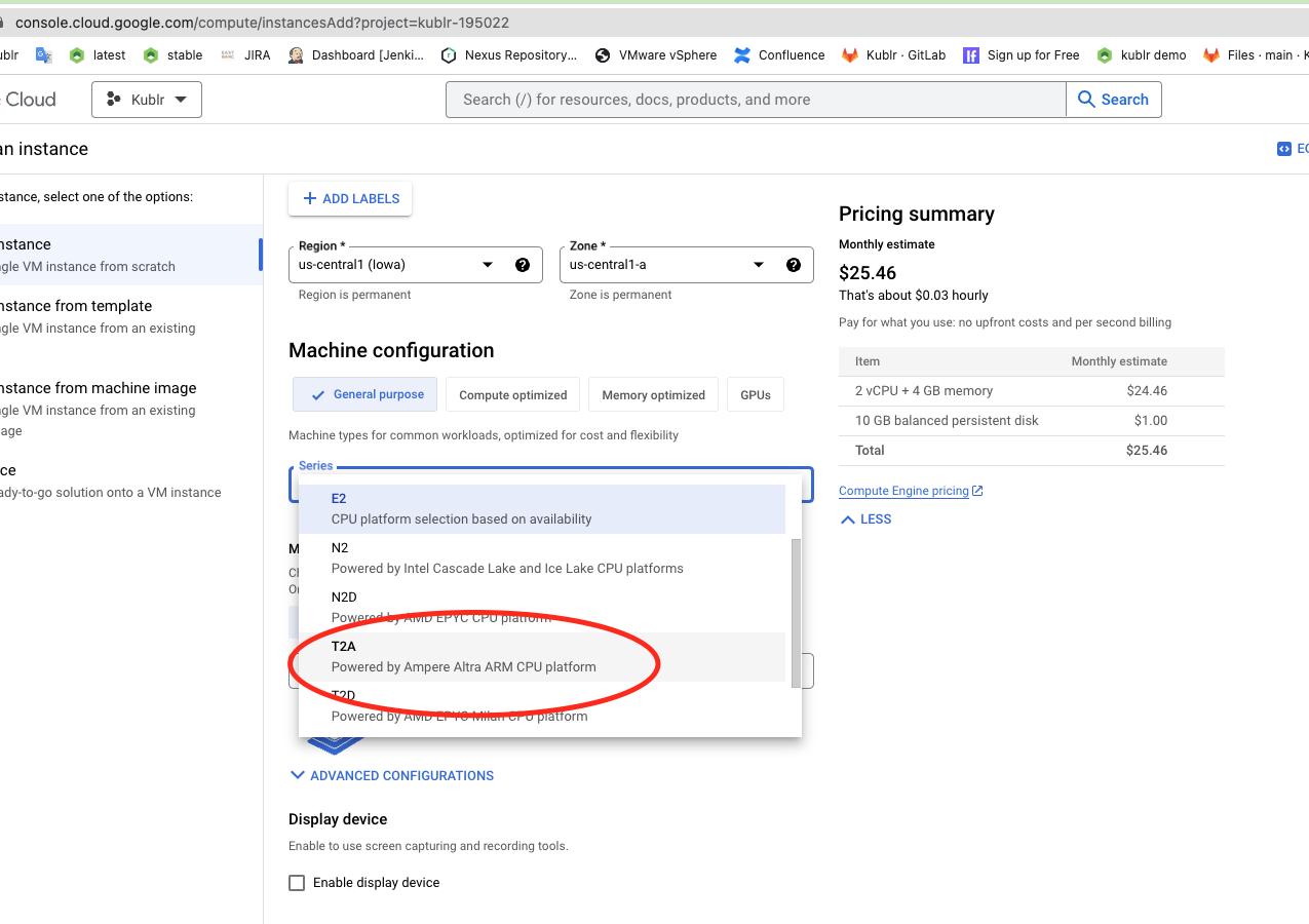 ARM nodes in GCP