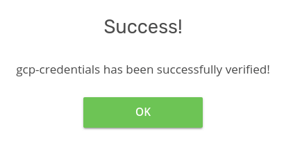 Verify Credentials Success