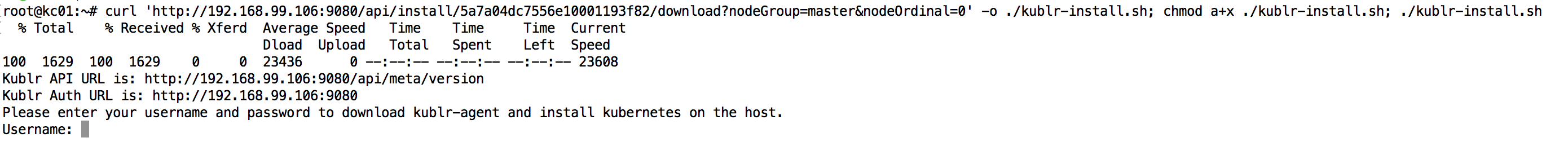 Masters setup script