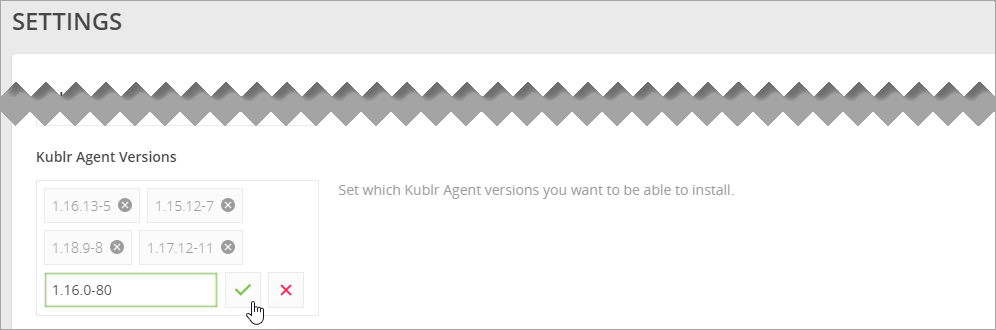 Adding Kublr Version