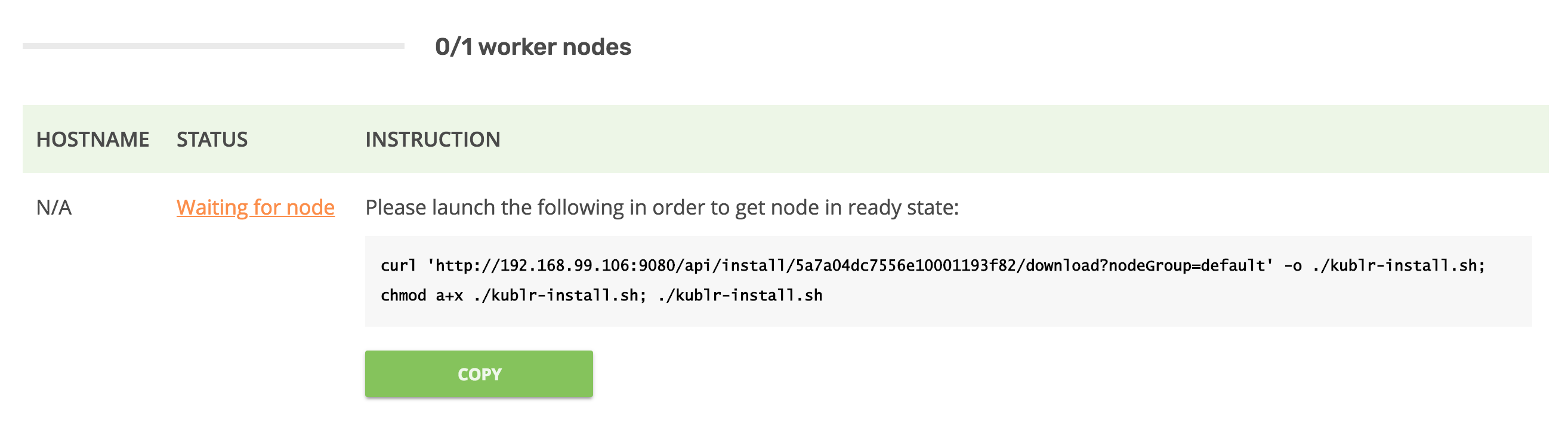 worker nodes script
